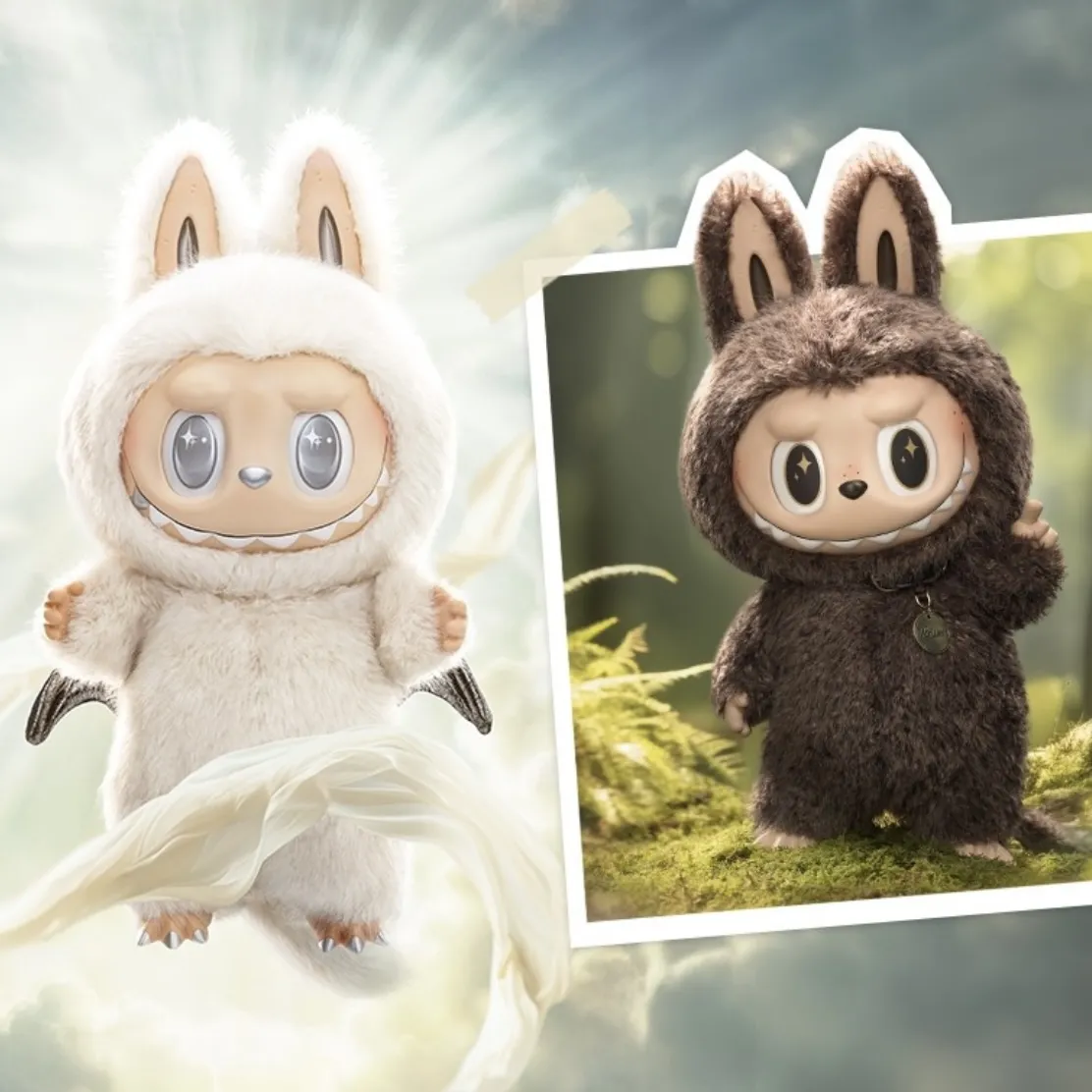 POP MART THE MONSTERSI FOUND YOU + ANGEL INCLOUDS vinyl face combination trendy doll