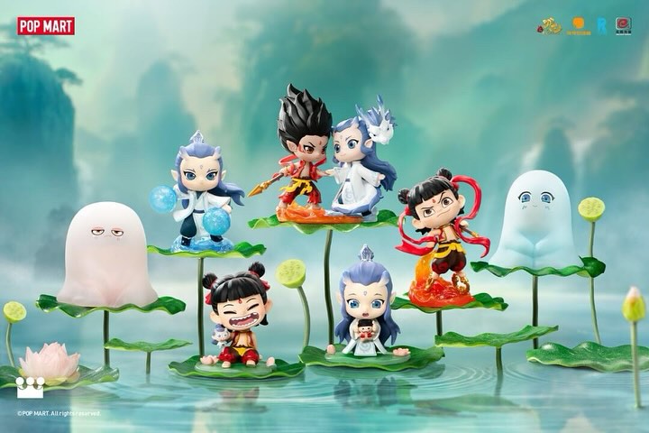 Nezha and Ao Bing Pop Mart latest version