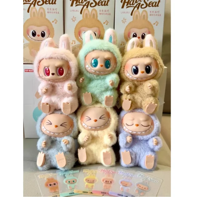Genuine Bubble Matt LaBuBu Heartbeat Macaron Vinyl Face Series Blind Box Fashion Toy Figure - Image 6