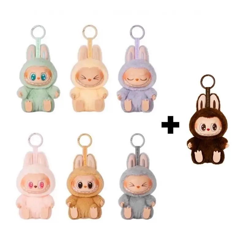 Bubble Mart Labubu Series Cute Macaron Trendy Toy Figure Pendant Plush Dollacaron Trendy Toy Figure Pendant Plush Blind Box Doll