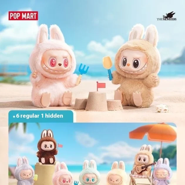 POPMART Bubble Mart LABUBU MONSTERS Sitting Party Customized PVC Vinyl Plush Blind Box for Animal Themed Anime Toy Collections - Image 5