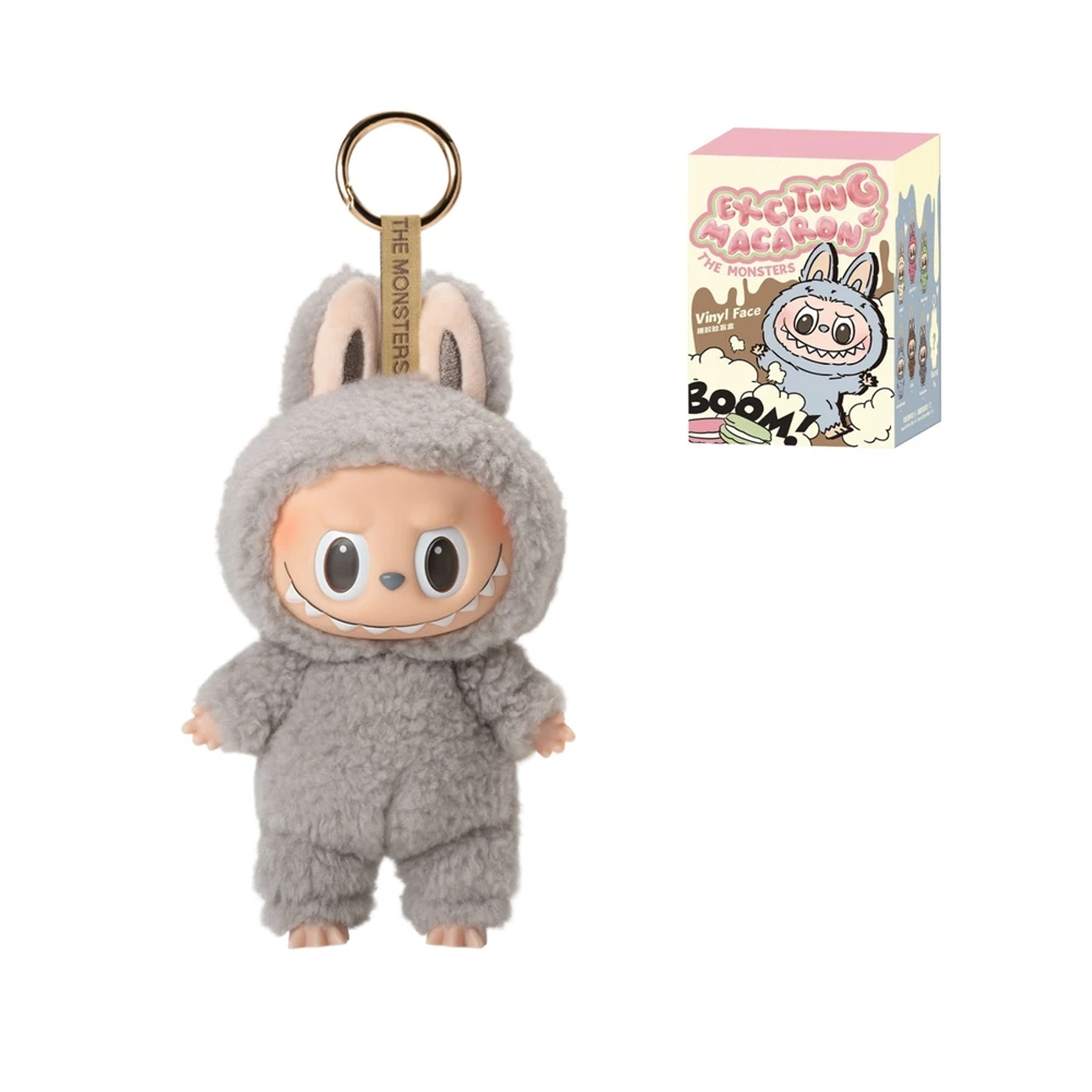 Labubus Originales Popmart the Monsters Exciting Macaron Plush Toys Mystery Boxes Labubu Doll Anime Action Figures