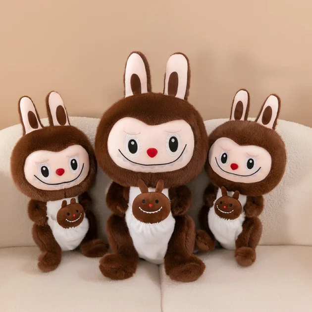 Wholesale New Bubble Mart Transformed Into Kangaroo Labubu Plush Toy Doll Children's Gift Foreign Trade - Image 5