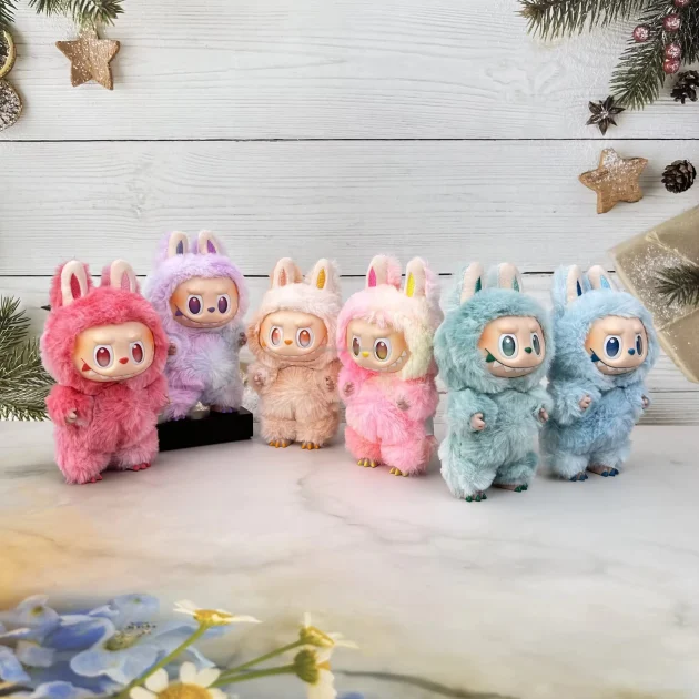 Most Popular POPMART LaBuBu V3 Bubble Mart Sit Party Vinyl Plush Blind Box Gift Ornaments - Image 3