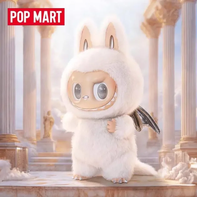 Genuine Zimomo Big Leader 2.0 Second Generation White Archangel 58cm Big Baby Vinyl Face Plush Doll Ornaments Frozen Characters - Image 4