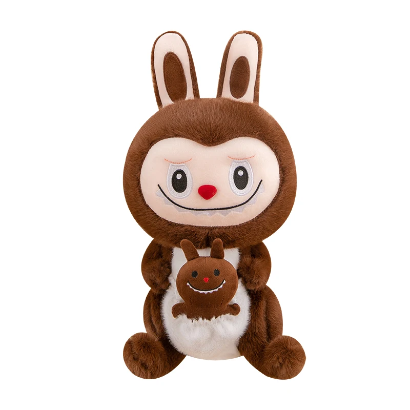 Wholesale New Bubble Mart Transformed Into Kangaroo Labubu Plush Toy Doll Children’s Gift Foreign Trade