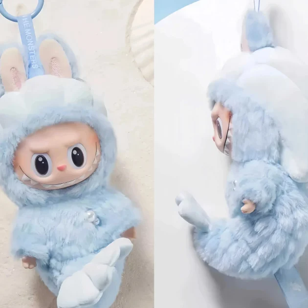 For Pop Mart Toys' Original Labubu Doll Singapore Merlion Vinyl Face Collectible PVC Toy Frozen Bubble Mart's Iconic Design - Image 3