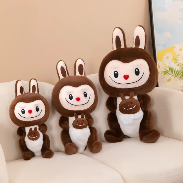 Wholesale New Bubble Mart Transformed Into Kangaroo Labubu Plush Toy Doll Children's Gift Foreign Trade - Image 4