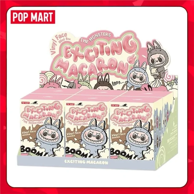 Labubu1.0  Blind Box  exciting  Macaron PVC Plush Figure Bag Pendant - Image 6
