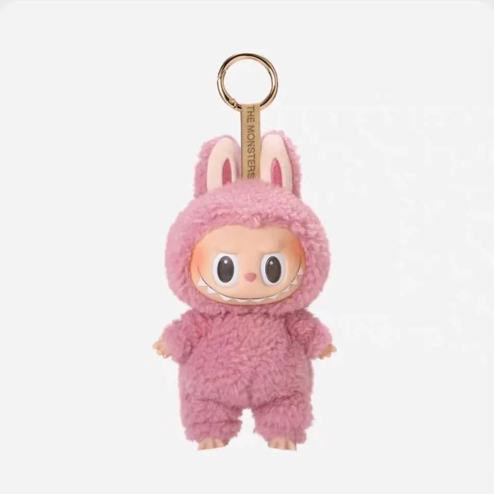 Labubu Vinyl PVC Face Macaron Sitting Party Blind Box Stuffed Toy Pendant Doll Bubble Mart for Collecting Home Decor ODM Toy