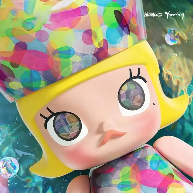 For Pop Mart Limited Edition 400% Mega Royal Molly Bubble Series Action Figure Genuine Cartoon Decor Model Toy Surprise Mystery - Image 4