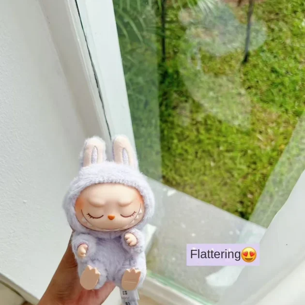 Bubble Mart Second & Third Generation Rab Plush Doll Toy Vinyl Face Frozen Character Explosive Toy Doll - Image 4