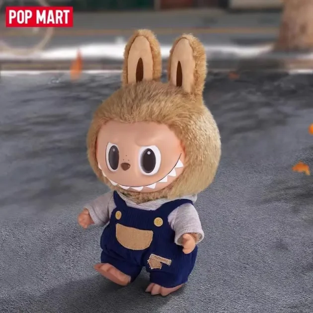 Authentic Bubble Mart Trendy Toy Time Chill Labubu Vinyl Plush Doll Hand-Made PVC Blind Box Ornament Surprise Feature Frozen - Image 2