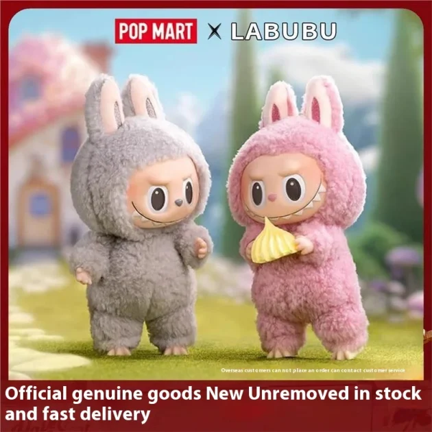 Labubu1.0  Blind Box  exciting  Macaron PVC Plush Figure Bag Pendant - Image 5