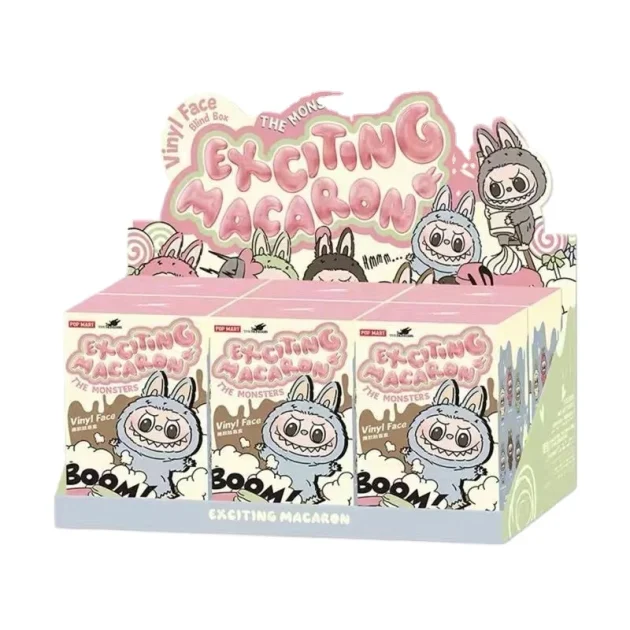 Genuine Bubble Matt LaBuBu Heartbeat Macaron Vinyl Face Series Blind Box Fashion Toy Figure