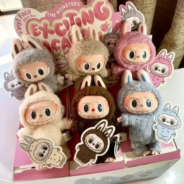 Ready Stock Trendy Labubu Bubble Blind Box PVC Vinyl Face Macaron Birthday Gift Japanese Anime Figure Stuffed Toy - Image 4