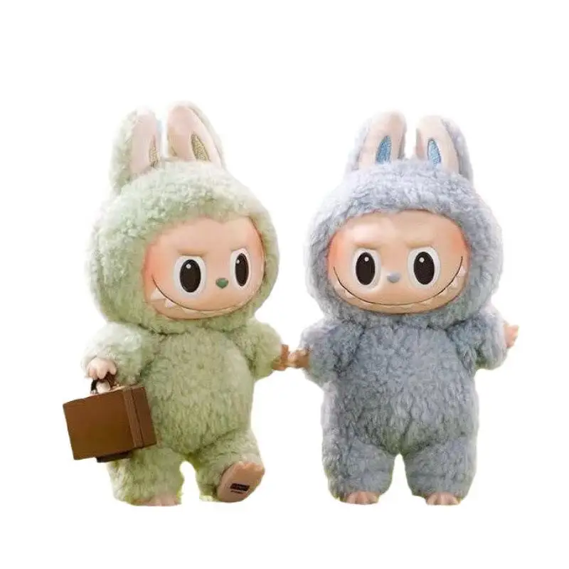 Ready Stock Trendy Labubu Bubble Blind Box PVC Vinyl Face Macaron Birthday Gift Japanese Anime Figure Stuffed Toy