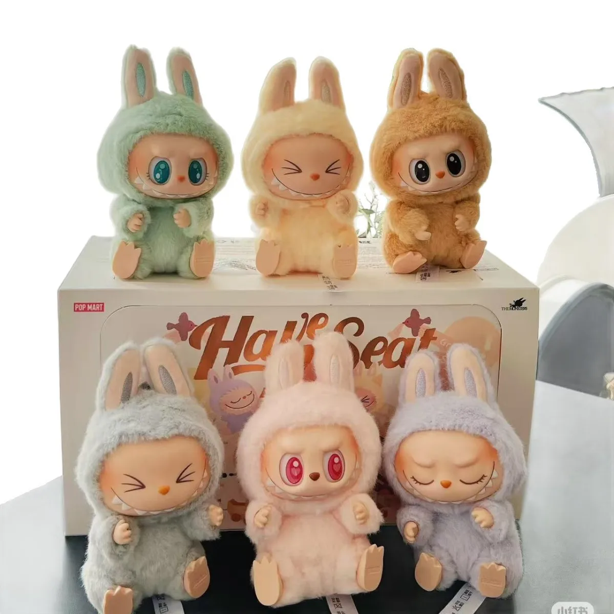 Bubble Mart Second & Third Generation Rab Plush Doll Toy Vinyl Face Frozen Character Explosive Toy Doll
