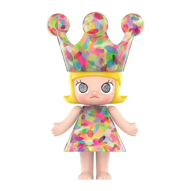 For Pop Mart Limited Edition 400% Mega Royal Molly Bubble Series Action Figure Genuine Cartoon Decor Model Toy Surprise Mystery - Image 6