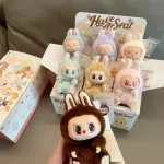 POPMART 2nd Generation Trendy Play Blind Box Labubu Sitting Party Vinyl Plush Frozen Animal Toys From Bubble Mart