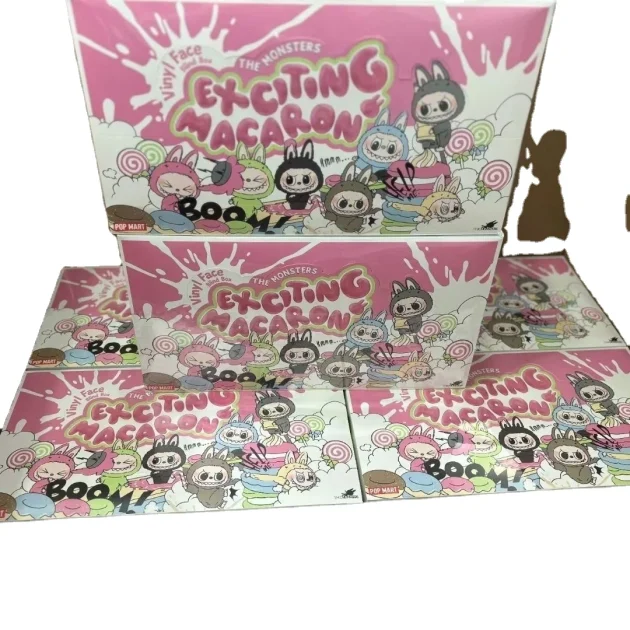 Genuine Bubble Matt LaBuBu Heartbeat Macaron Vinyl Face Series Blind Box Fashion Toy Figure - Image 4
