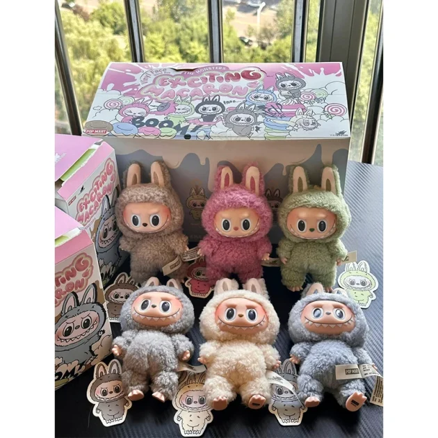 Genuine Bubble Matt LaBuBu Heartbeat Macaron Vinyl Face Series Blind Box Fashion Toy Figure - Image 2