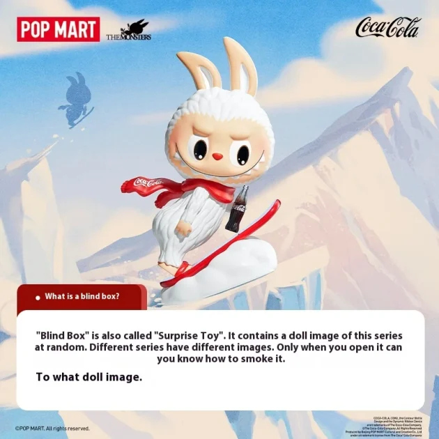 POPMART Bubble Mart Wholesale Kawaii Genuine Labubu Original V2 the Monsters Coco Cola Vinyl Plush Figure Toys Blind Box Gift - Image 2