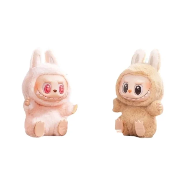 POPMART Bubble Mart LABUBU MONSTERS Sitting Party Customized PVC Vinyl Plush Blind Box for Animal Themed Anime Toy Collections
