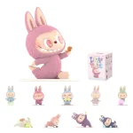 POPMART Bubble Mart the MONSTERS Lazy Yoga Series Blind Box LABUBU Hand-made