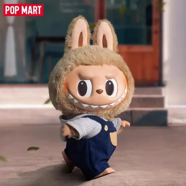 Authentic Bubble Mart Trendy Toy Time Chill Labubu Vinyl Plush Doll Hand-Made PVC Blind Box Ornament Surprise Feature Frozen - Image 5