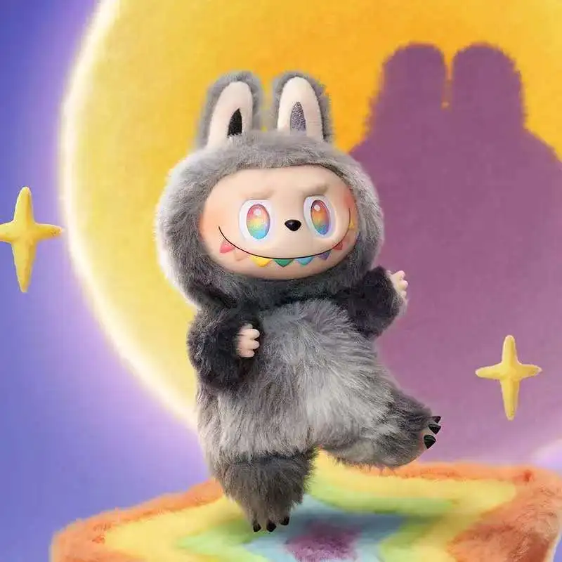 POPMART Bubble Mart Labubu Front High Energy Series Macaron PVC Vinyl Cloth 3rd Generation Pendant Blind Box Frozen Toy for Kids