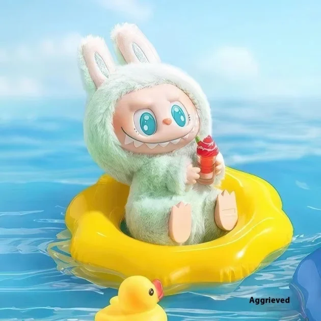 POPMART 2nd Generation Trendy Play Blind Box Labubu Sitting Party Vinyl Plush Frozen Animal Toys From Bubble Mart - Image 5