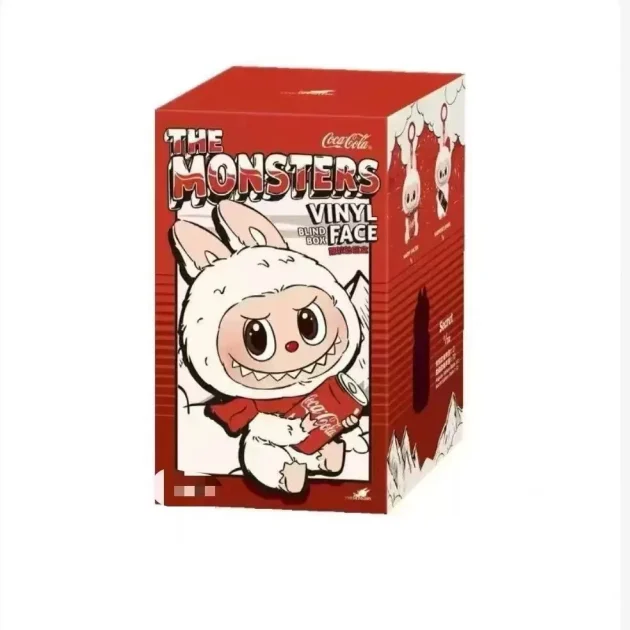 New Bubble Mart Cartoon White Labubu Cola Series Plush Blind Box POPMART Trendy Handheld Pendant Cute Doll - Image 5